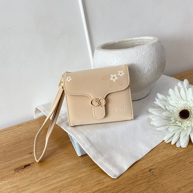 En-ji Miri Wallet - Cream