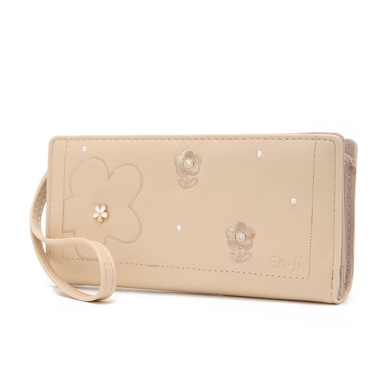 En-ji Jima Wallet - Cream