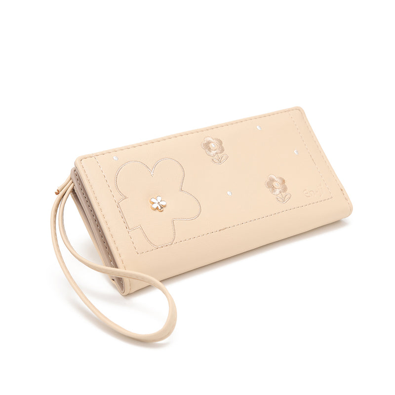 En-ji Jima Wallet - Cream