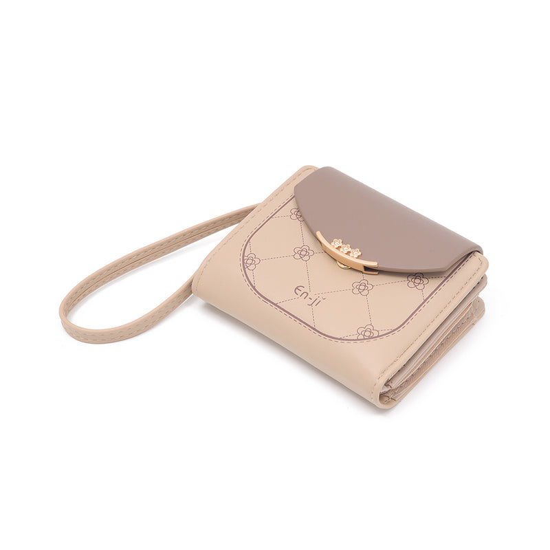 En-ji Mogu Wallet - Cream