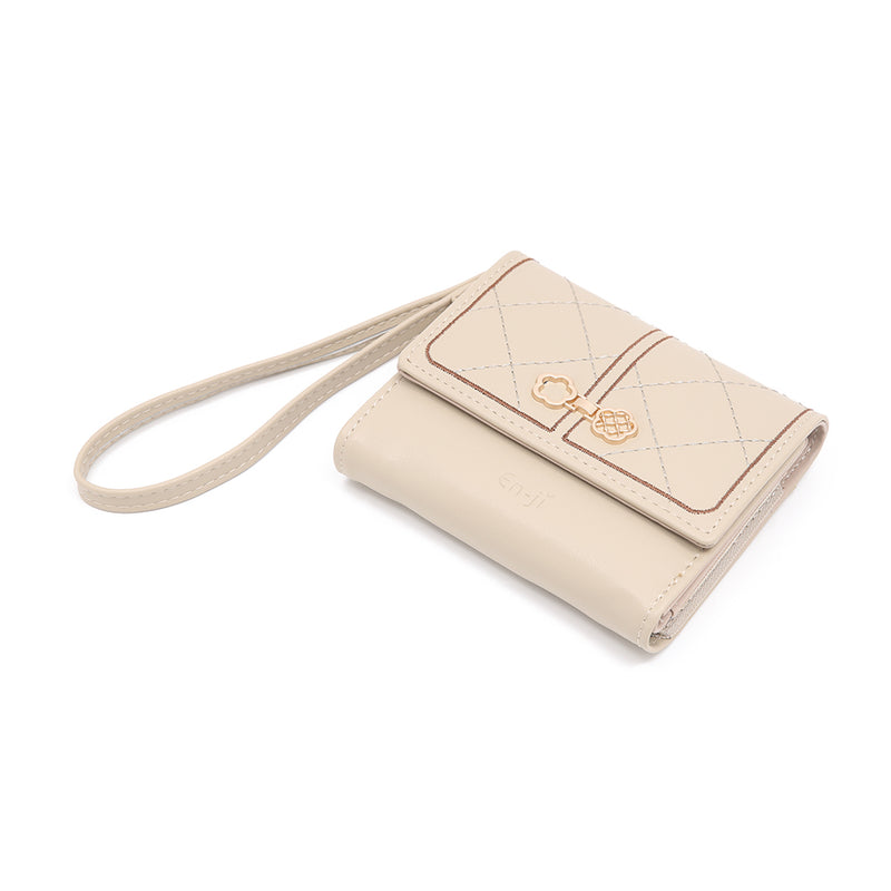 En-ji Pika Wallet - Cream