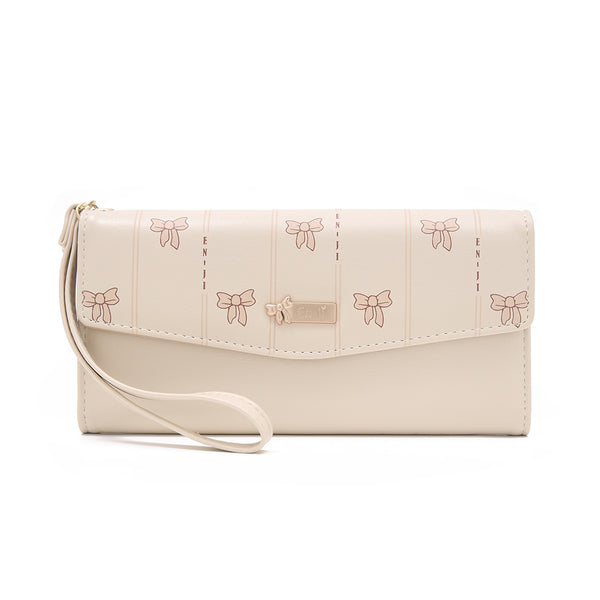 En-ji Sola Wallet - Cream