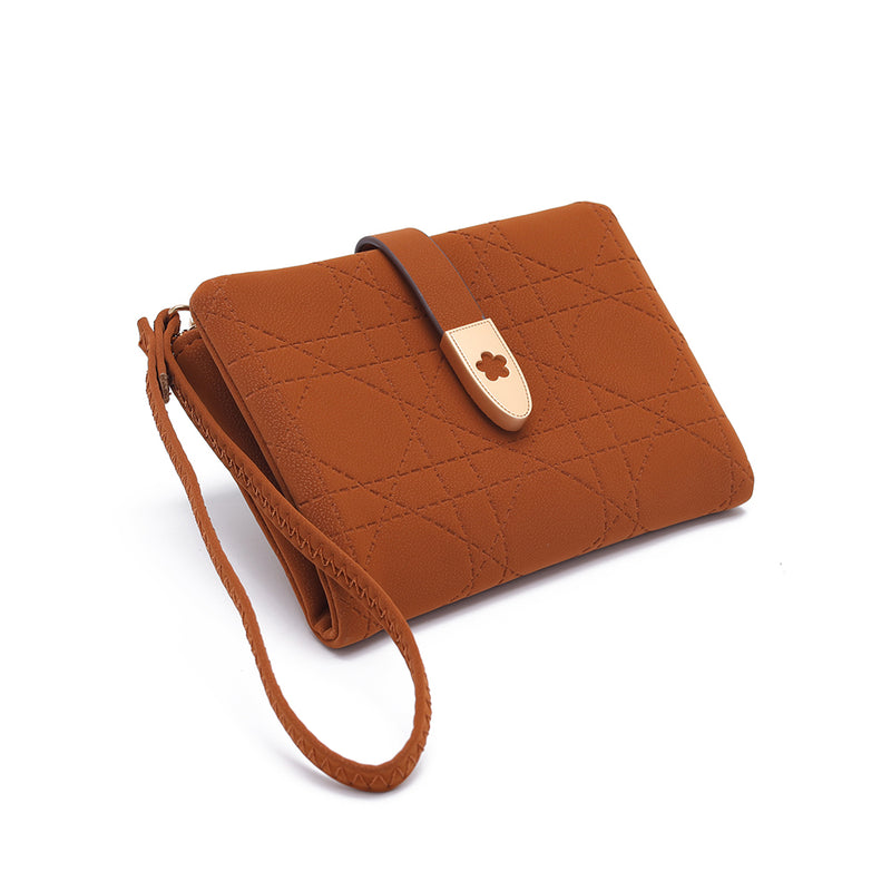 En-ji Nika Wallet - Brown