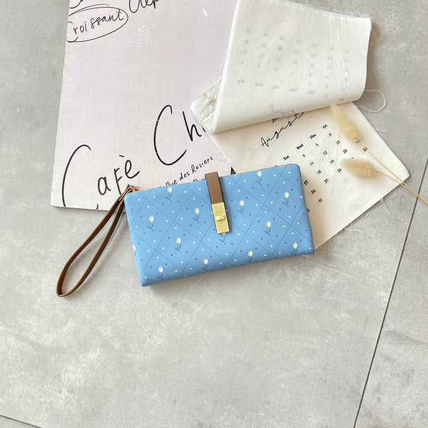 En-ji Hiwon Wallet - Blue