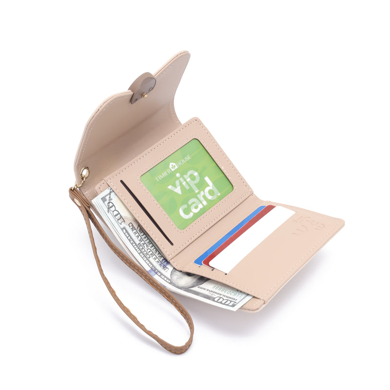 En-ji Yarim Wallet - Cream