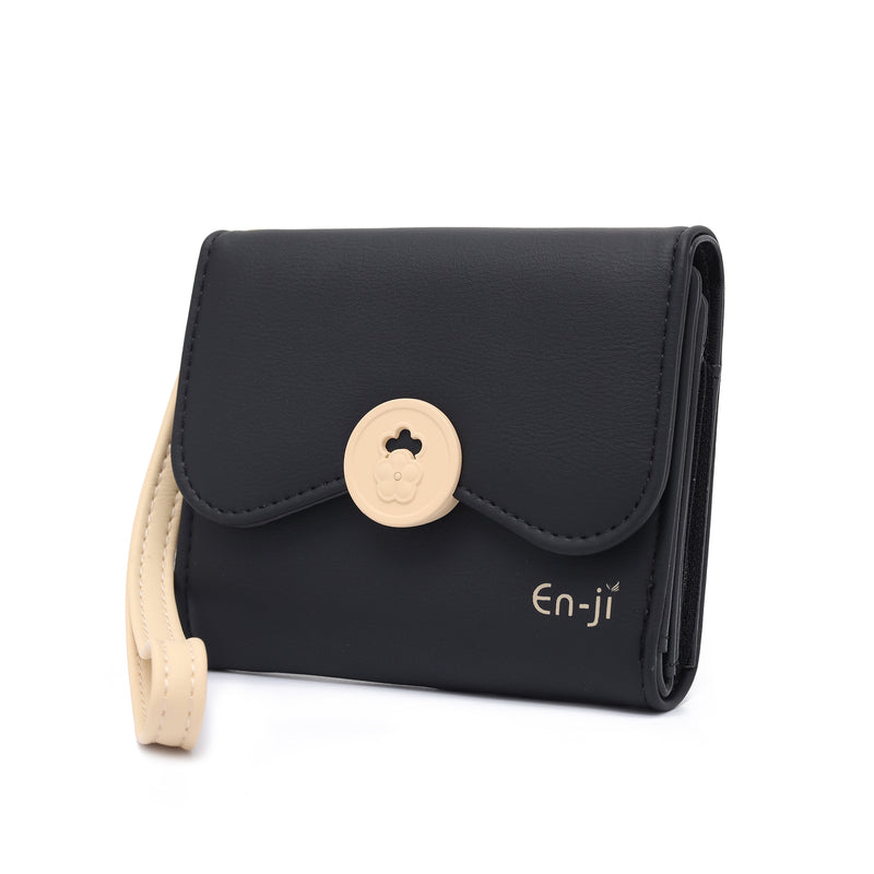 En-ji Yarim Wallet - Black