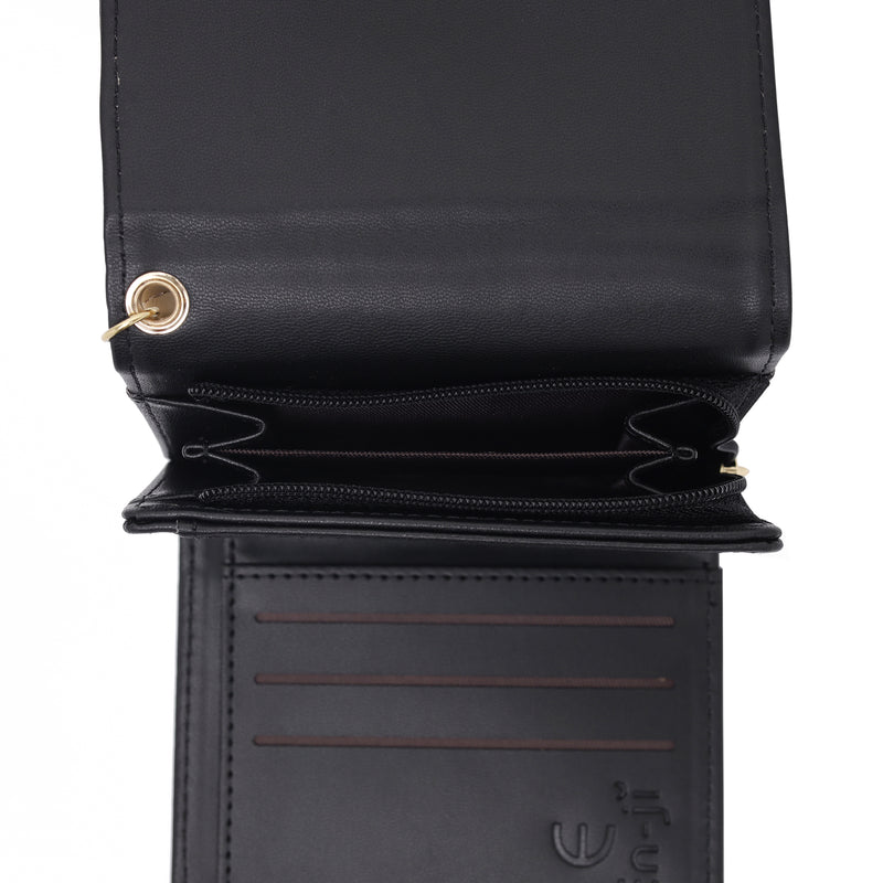 En-ji Yarim Wallet - Black