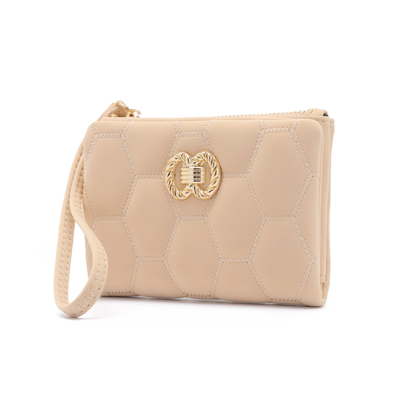 En-ji Meri Wallet - Cream