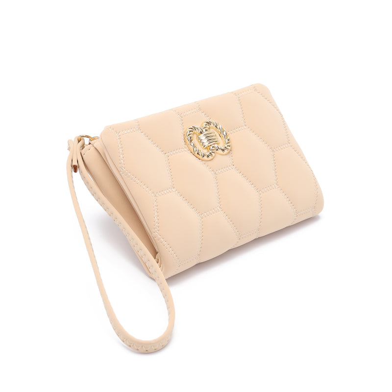 En-ji Meri Wallet - Cream