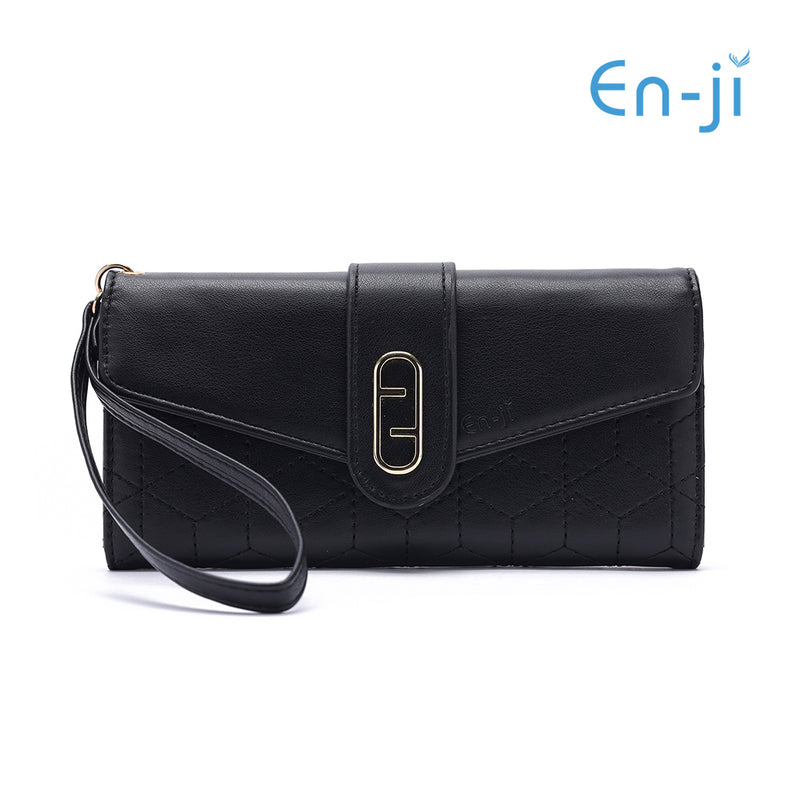 En-ji Solbi Wallet Wanita - Black