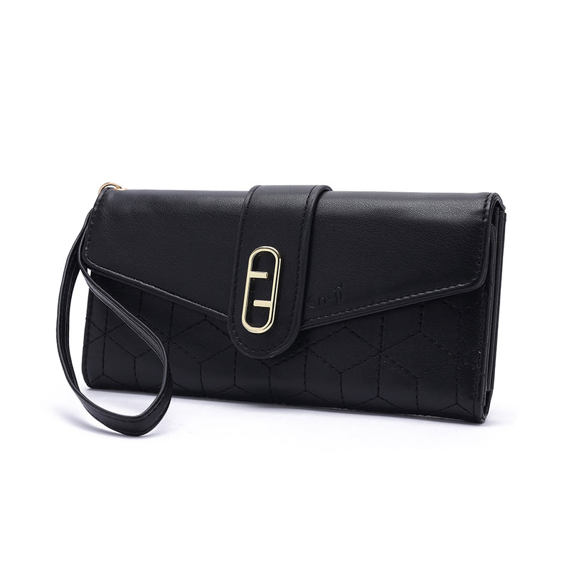 En-ji Solbi Wallet Wanita - Black