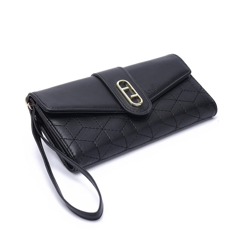 En-ji Solbi Wallet Wanita - Black