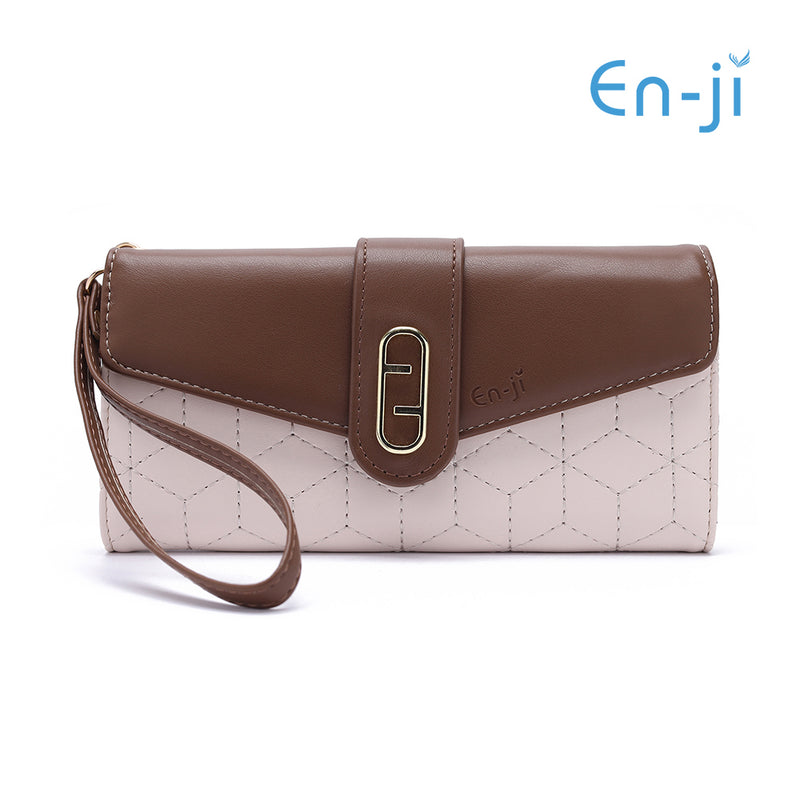 En-ji Solbi Wallet Wanita - Cream