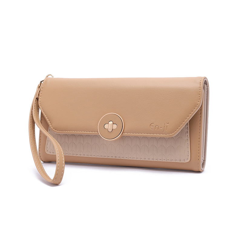 En-ji Nosu Wallet Wanita - Khaki