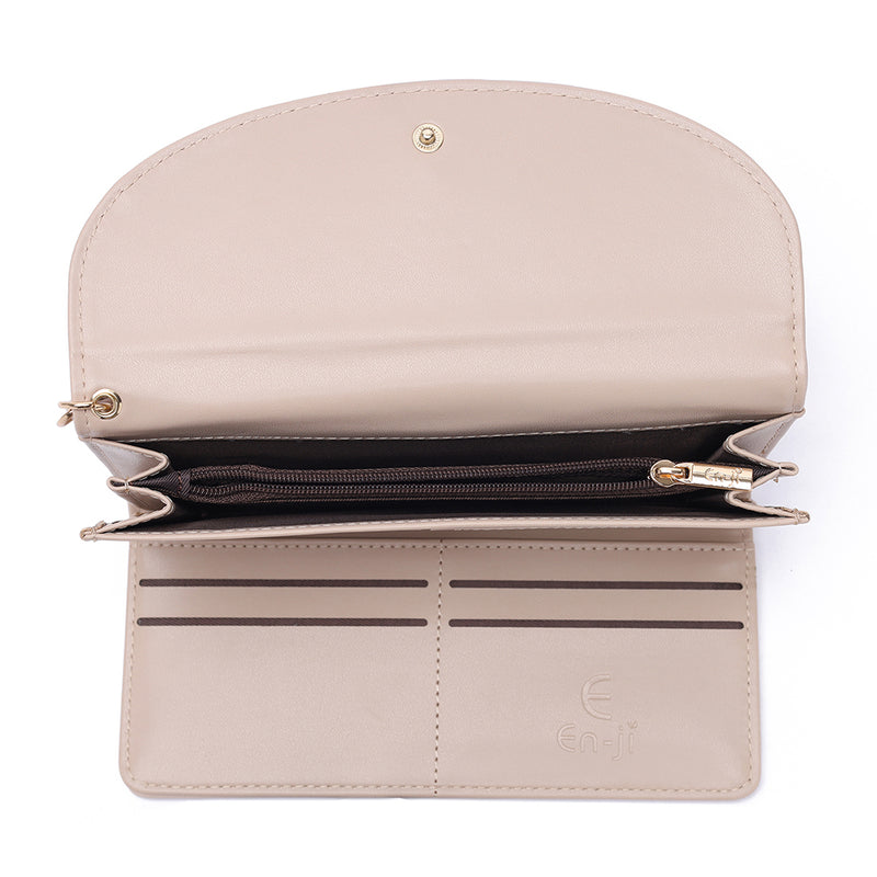 En-ji Yoka Wallet Wanita - Cream