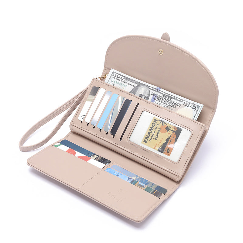 En-ji Yoka Wallet Wanita - Cream