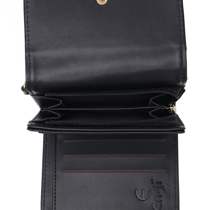 En-ji Kumo Wallet - Black