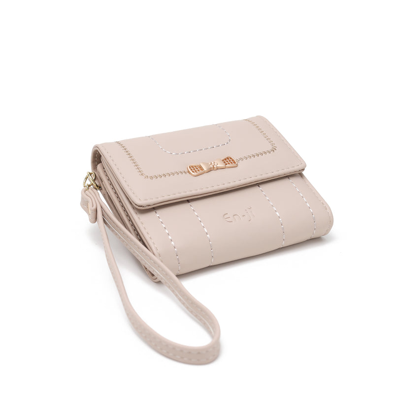 En-ji Kumo Wallet - Cream