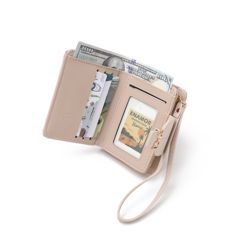 En-ji Lala Wallet - Cream