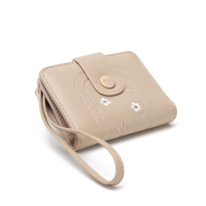 En-ji Meila Wallet - Cream