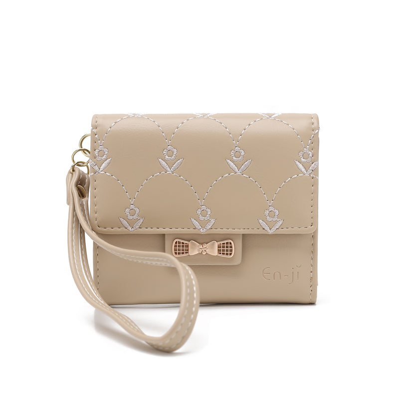 En-ji Muni Wallet - Cream