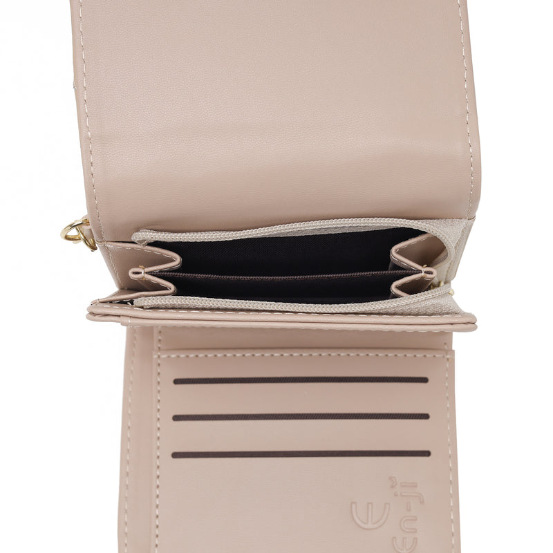 En-ji Muni Wallet - Cream