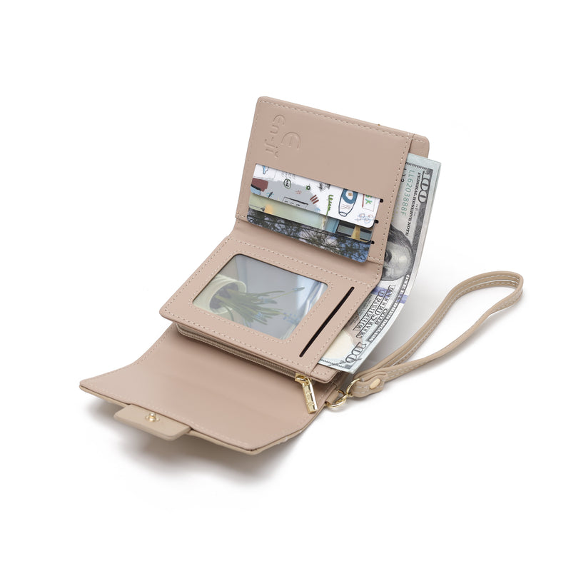 En-ji Muni Wallet - Cream