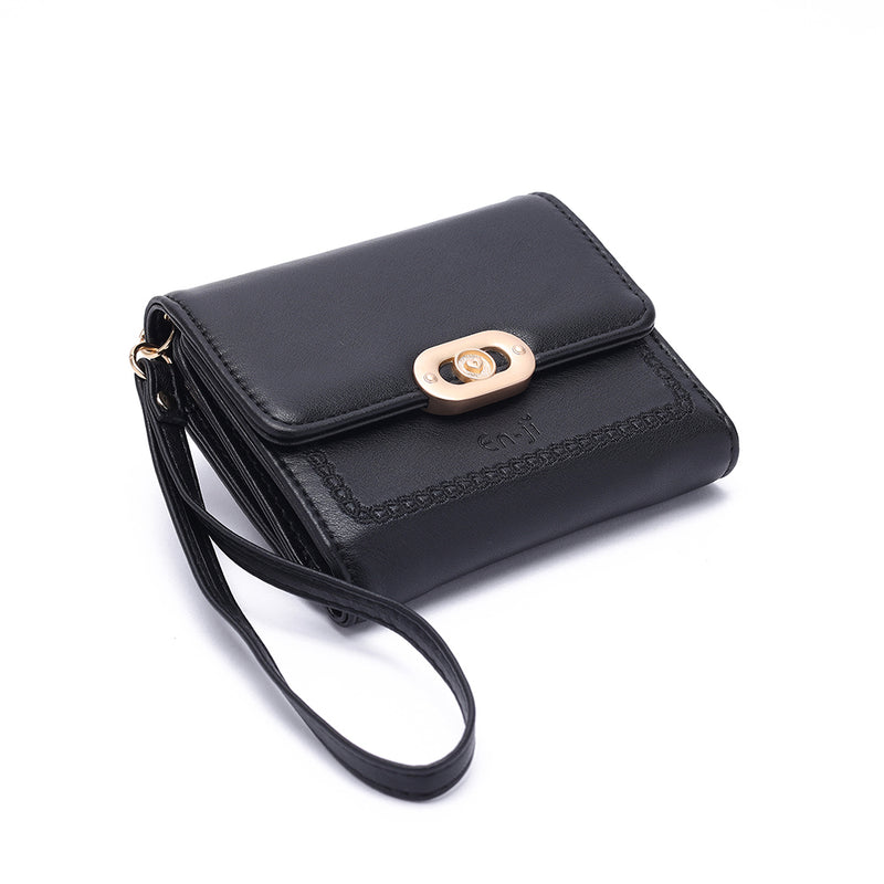 En-ji Yiro Wallet Wanita - Black