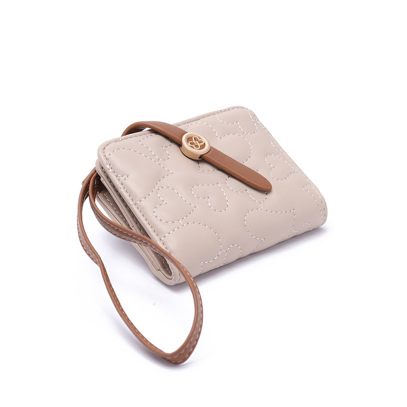 En-ji Mowa Wallet Wanita - Cream