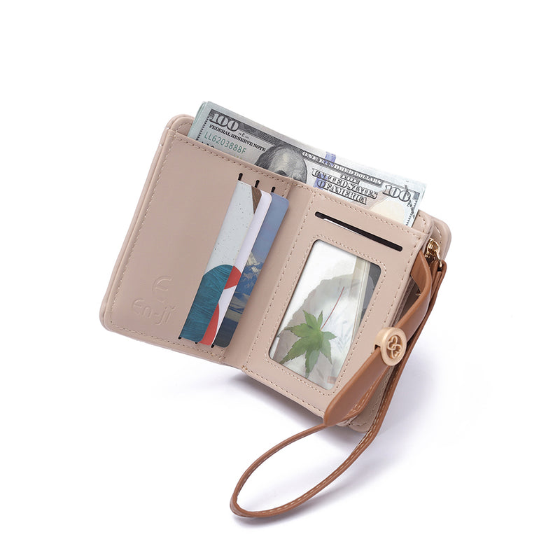 En-ji Mowa Wallet Wanita - Cream