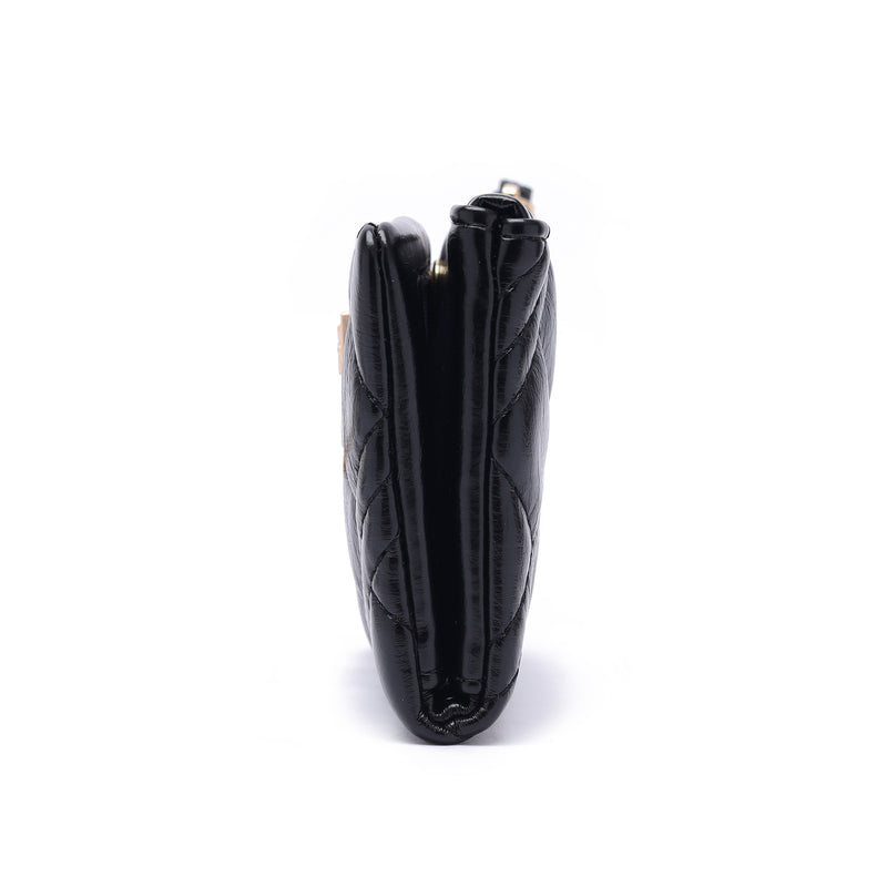 En-ji Bobin Wallet Wanita - Black