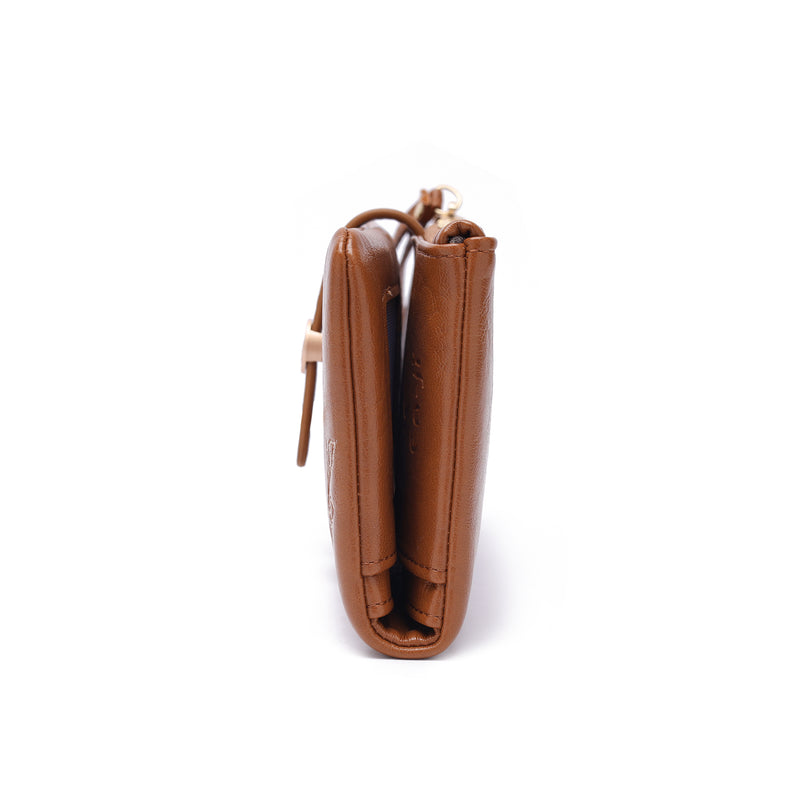 En-ji Dola Wallet Wanita - Hazelnut