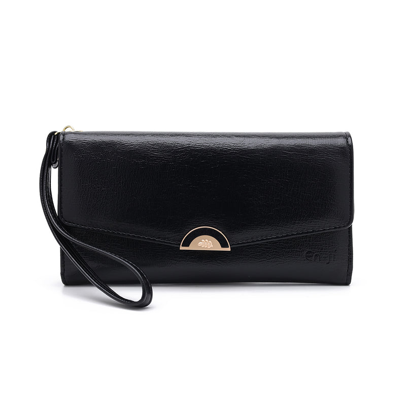 En-ji Miyuko Wallet Wanita - Black