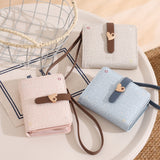 En-Ji Momo Wallet Wanita - Cream