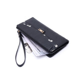 En-Ji Lea Wallet Wanita - Black