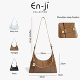 En-Ji Dalmi Shoulderbag Wanita - Nougat