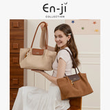 En-Ji Suni Totebag Wanita - Nougat