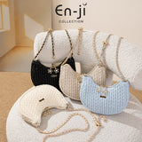 En-Ji Tamin Slingbag Wanita - Cream