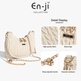 En-Ji Tamin Slingbag Wanita - Cream