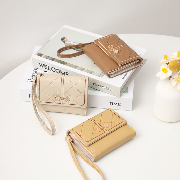 En-ji Pika Wallet - Cream