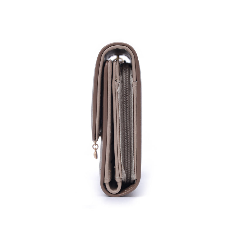 En-ji Nayu Wallet Wanita - Nougat