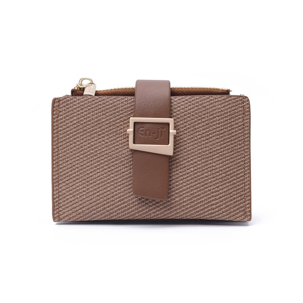 En-ji Rina Wallet Wanita - Nougat