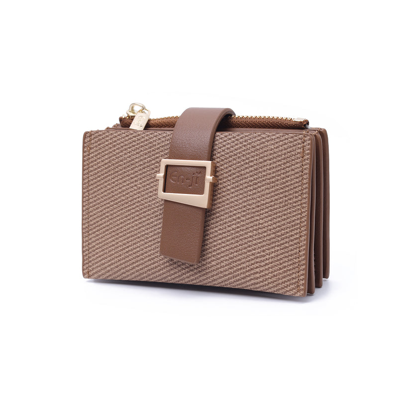 En-ji Rina Wallet Wanita - Nougat