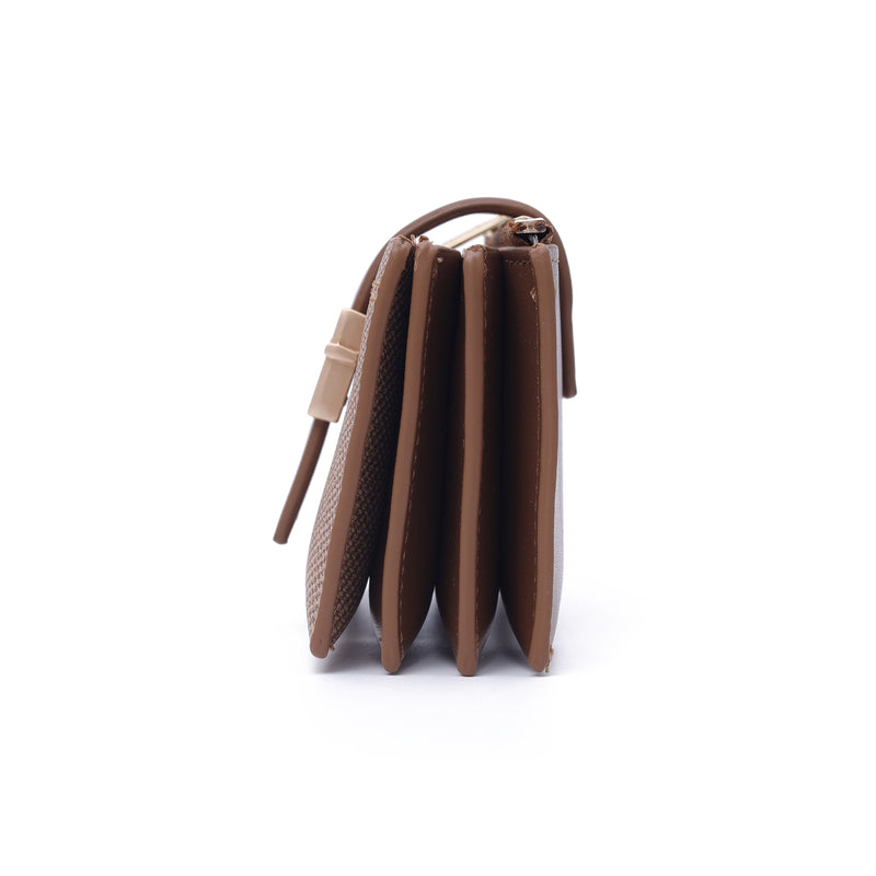 En-ji Rina Wallet Wanita - Nougat