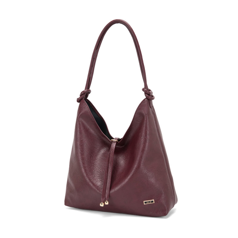 En-ji Monsa Shoulderbag - Cherryred