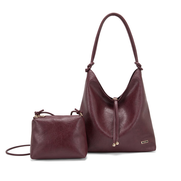 En-ji Monsa Shoulderbag - Cherryred