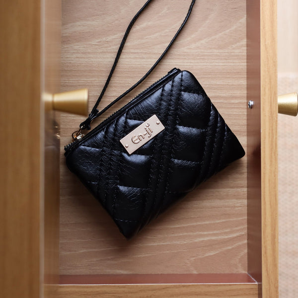 En-ji Bobin Wallet Wanita - Black