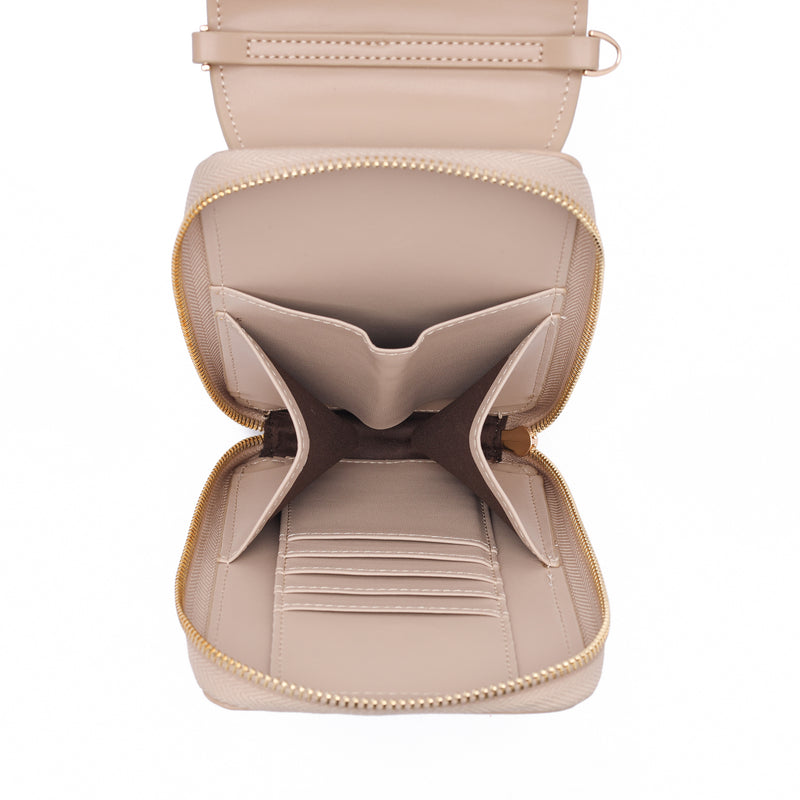 En-ji Yoria Wallet Wanita - Khaki