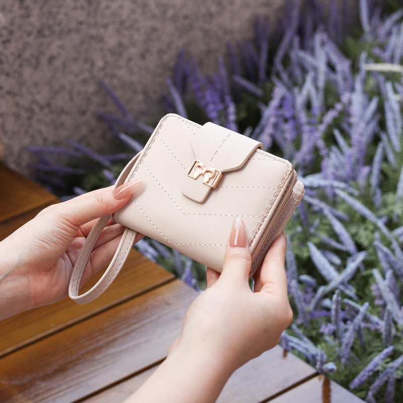 En-ji Lala Wallet - Cream