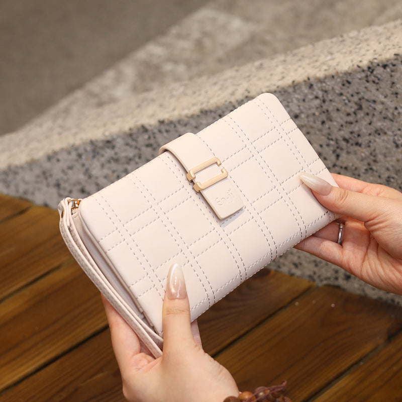 En-ji Hima Wallet - Cream